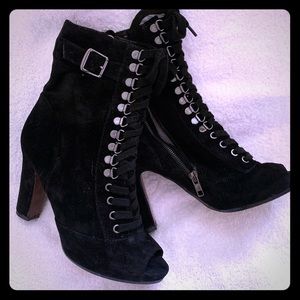 Sam Edelman Open Toe High Heel Bootie